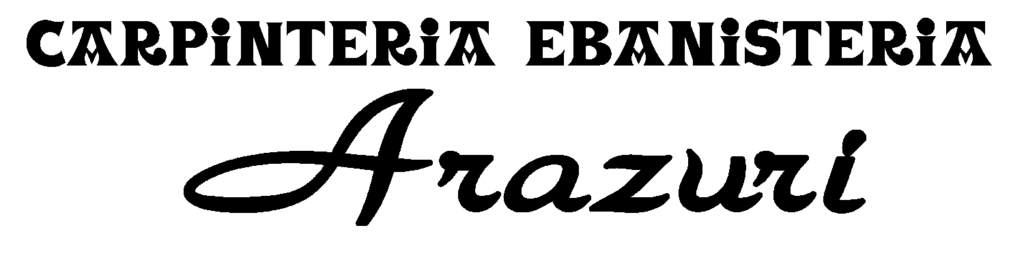 Patrocinador. Logo de Carpintería Arazuri